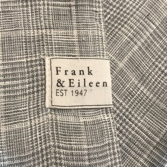 Frank & Eileen Linen Men’s XL Long Sleeve Button Front Shirt Gray - Picture 9 of 9